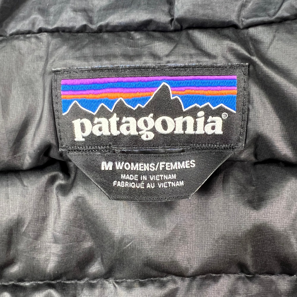 Patagonia Down Sweater Vest Womens M Black Full Zip Insulated Puffer Outdoor - Picture 6 of 10
